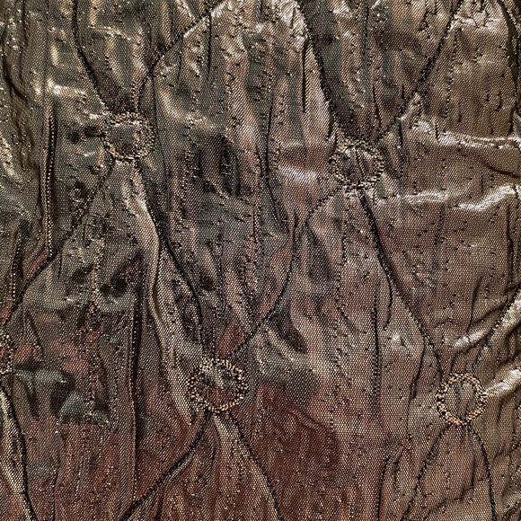 Vintage gold quilted jacket by L Rothschild - Picture 4 of 4